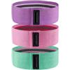 BOPIES Fasce elastiche tessute resistenza fianchi glutei allenamento gambe