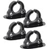 CNYUON Supporto for Paddle in plastica da 4 Pezzi | Clip for supporto for pagaia for barca, for kayak, canoa, barca a remi, gommone