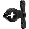 PACKOVE Adattatore Alluminio di Bicicletta in Portaborraccia e Lega Nero, Supporto Leggero Regolabile per Tubo Sella 30.9-31.8mm, Compatibile Manubrio Dritto per Accessori Ciclismo