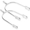 SHINEOFI Sperone di Lega di Zinco con Cristallo per Equitazione, Design Elegante e Artigianato di Precisione, Accessorio Unico per attività Equestri