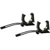 FewNvWa Staffa a Gancio, Staffe Marine, Clip, Staffe per Albero di Ancoraggio, per, Accessorio Nero, 2 Pezzi
