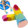 Generic Flippers per bambini per nuotare, pinne da nuoto per bambini Finte di nuoto