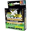 Kolpo Vibe X4 Green Trecciato PE Verde 150 mt Alto Modulo 4 Capi COLORE VERDE (0.08)