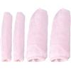 Luxshiny Copri Manopole per Bici in Peluche Corto Rosa, Manopole per Manubrio Confortevoli e Skin-Friendly, Accessori Invernali per Ciclismo