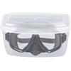 Generico Custodia per maschera da snorkeling - Scatola portaoggetti rigida impermeabile, contenitore per occhiali antiurto con cerniera | per nuotatori viaggiatori attrezzatura subacquea aerobica in acqua