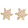 Allthingstore Tappetino antiscivolo con punte rialzate per controllo della trazione su ghiaccio e neve, strumento di costruzione in plastica, set da due (bianco)
