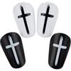 Voxlara 2 Paia Parastinchi Calcio Mini, Parastinchi Leggeri Resistenti per Bambini Adolescenti Adulti Ragazzi Ragazze, 10 x 6 cm parastinchi calcio bambino, Adatti per Sport Indoor e Outdoor