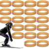 Generic Fermi per freni da sci,Fermi per freni da sci Cinghie elastiche per sci da sci 20X in gomma, Cinghie per attacchi per snowboard, kit per la messa a punto degli sci, per sci per sport inve
