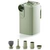 Hfgdnchva Mini Pompa Elettrica per Sacchetti Sottovuoto Pompa per Sacchetti Sottovuoto da Nuoto Materasso Ad Aria Verde