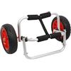 Generic Carrello per canoa, kayak, per trasporto sicuro e robusto, carrello per una facile mobilità della canoa, accessorio durevole per canoa