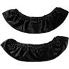Naroote Copri Lama per Pattini da Ghiaccio Protezioni Morbide in Peluche per Accessori per Hockey e Pattini da Uomo Donna 2 Pezzi (Black)