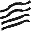 DEARMAMY Kit 4 Pezzi Maniglie per Kayak in Nylon e PVC Resistenti all'Usura, Design Doppio Impugnatura Piatta e Rotonda, Portatile per Paddle Board e Canoa All'aperto