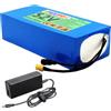 FREEDOH Batteria al Litio da 52 V 5 Ah 10 Ah 15 Ah 20 Ah con Caricabatterie