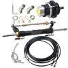 DEzxf9Rd Kit di sterzo Idraulico fuoribordo Sistema di sterzo Marino con timone a Cilindro for Motori Fino a 90 CV Tubi da 20 Piedi