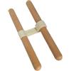 LOVIVER Resistance Band Barra Esercizi Legno Struttura a Doppia Barra con Fascia Intrecciata Attrezzo Portatile da 32x3cm per Allenamento Quotidiano Adatto a Casa Palestra Viaggio