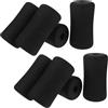 OATIPHO 8 Pezzi Cuscinetti in Schiuma Neri per Macchina Leg Extension, Accessori Fitness Protezione e Resistenza per Uso Quotidiano e Allenamento in Palestra