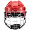 Zxpjkyu Protezione Testa Sportiva Caschetto Hockey Casco Pattinaggio Gabbia Facciale Imbottitura EVA Materiale Adatta per Allenamento Partita Sport d'Urto