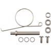 Allthingstore Manopola in metallo per mulinello da pesca, 7 x 4 x 2,5 mm e 9 x 5 x 3 mm, guarnizioni argentate per kit di riparazione per canna da baitcasting d'acqua dolce, set da 10 pezzi (7 x 4 x 2,5 cm)