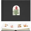 Vienrose Album Fotografico Mini 52 Tasche Album Polaroid, Adatto per Fotocamere Istantanee Mini 12, 11, 9, 8, 90, 25, Polaroid Snap PIC-300, Kodak Instant Printer, Grigio Scuro