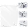 Generico Tenda a Rullo Trasparente in PVC per Esterni, Resistente ai Raggi UV e Alla Pioggia per Porte Garage Patio Gazebo Verande, Disponibile Nelle Misure 40 80 110 140 160 190 210 220 cm(W70cm x H160cm)