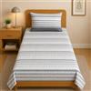 GX GARGIX Completo letto Lenzuola singolo una piazza in policotone lenzuolo sopra sotto + federa (GX/PLTS-108)