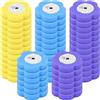 Kinesgsg 48 Pezzi Scopino Usa e Getta, Testine di Ricambio Materiale Spugnoso, Ricariche per Scopino WC con Detergente, Testine di Ricambio per WC Facile da Usare, per Bagno, Lavandino, Vasca