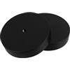 HEALEEP Base per Lampada da Tavolo in Ferro Nero 2 Pezzi Piastra Piatta Rotonda da 150mm, Design Elegante e Resistente per Uso su Comodini e Scrivanie