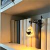 LKHYUKU Library Lantern-Decorative Book Shelf Lights for Bookworms, Bookshelf Lantern, Luce da Lettura per Libro, Antique Led,Reading Book Shelf Lights,Vintage Table Desk Luminaires,Warm LED Nightlight，B-1pc