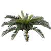 Shirfloral Cycas - Pianta artificiale da 55,9 cm di larghezza, foglie di palma finte, verde tropicale, per casa, ufficio, giardino, portico, decorazione