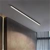 GZZBMY Plafoniera Led Soffitto Moderna 2700K/4500K/6500K Plafoniera Lampada Da Salotto Lampada Da Soffitto Led,Applica A Decorativa Soggiorno Camera Da Letto Cucina E Ufficio 200CM (Luce Neutra,200CM)