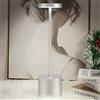 Hapfish Lampada da Tavolo Senza Fili 8000mAh Ricaricabile LED,Comodino