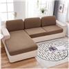 VEAI Coprisedile per Divano con Penisola 3/4/2/1 Posti Elastico Federa per Cuscino per Divano del Sedile Tinta Unita Alta qualità Copridivano Protezione del Cuscino Sedile ( Color : #25 , Size : 4 seats -