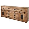 MASSIVMOEBEL24.DE Credenza Mango naturale Laccato 200x45x90 (BxTxH) RAILWAY #122