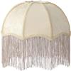 Casiler Paralume Vintage con Frange a Nappe, Coprilampada retrò Europeo per Camera Letto, Soggiorno, Bar, Comodino, Scrivania.