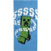 Jay Franco Asciugamano Minecraft con Creeper - Per Bagno, Spiaggia e Piscina - 100% Cotone, 71cm x 147cm