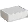 Gacqpli Cassetto impilabile bianco, organizer per cassetti da scrivania, impilabile sotto la scrivania