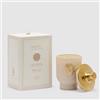 EDG Enzo De Gasperi Candela Luxury H 16 Cm D 10 Cm White Lotus