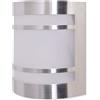 vidaXL Luce da parete per esterno in acciaio inox