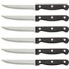 Lacor 39061- Set 6 coltelli da Carne Lisci | Utensile professionale duraturo; progettato per prestazioni ottimali e una pulizia rapida in lavastoviglie