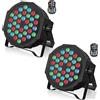 U`King 2PCS RGB Par LED Batteria Ricaricabile 72W Luce da Palco Esterni con Telecomando