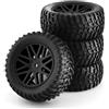 Generic Compatibile Con HSP 15502 94107 94170 94155 94177 Per HPI 1/10 RC Car Short Course Truck 95mm Upgrade Pneumatici Ruota 12mm Hex RC Ruote Gomma