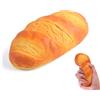 Anboor Squishies da 17,3 cm, fatto a mano, a forma di pane grande, profumato, antistress, cibo finto