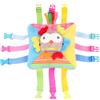 Whyzsjnclg Giocattoli da Viaggio per Bambini con 6 Paia di Fibbie Modello a Forma di Ape Educativo per abilità motorie di Base, Stile 2