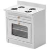 Faroby Stufa in miniatura Scala 1/12 Accessori per stufe di simulazione in legno per casa delle bambole da cucina