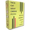 LGWJHCY Taco Pizza Taco Gatto Pizza Gioco Di Carte Giochi Carte Per Bambini e Adulti 2-8 giocatori Per Divertenti e Piacevoli Serate Tra Amici e Parenti - Versione inglese（Verde）