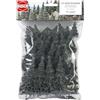 Busch 6469 - Modellismo Ferroviario, Set di 25 abeti Decorativi, Scala H0