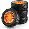 Generic Compatibile Con HSP 15502 94107 94170 94155 94177 Per HPI 1/10 RC Car Short Course Truck 95mm Upgrade Pneumatici Ruota 12mm Hex RC Ruote Gomma