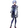 DEXSHUN Ayanami Rei Figura Anime Statua Ayanami Rei Stehede Figura PVC Modello Desktop Decorazione Personaggi Da Collezione Regali 22cm