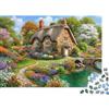 BWLPRNDZJGLQ Cottage Campagna Inglese Puzzle 1000 Pezzi Carta per Adulti Scenario Giardino Puzzle per Famiglia Rilassante Decorazione Regalo Casa 70x50cm/1000pcs