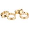 Sinbana 4pz Pesi per Ruote in Ottone RC, Pesi Ruote RCe da 3,7g Compatibili con AXIAL 1/30 SCX30 AXI-3313 Bronco Jeep Wrangler JLU 4X4 RTR Rock Crawler AXI-2048 AXI-2261(Oro)
